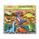 vormenpuzzel Dinosaurs Chunky junior hout 7 stukjes