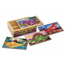 Dinosaurus puzzel set