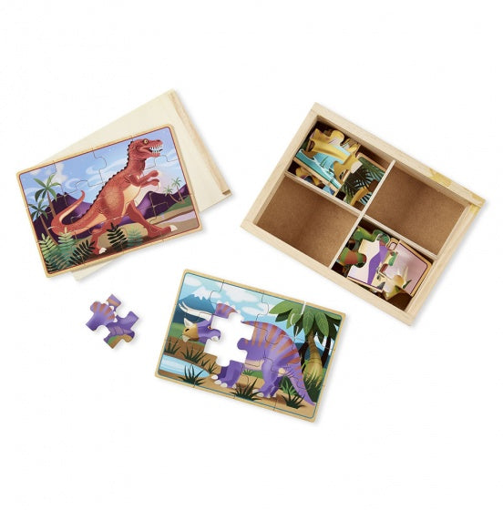 Dinosaurus puzzel set