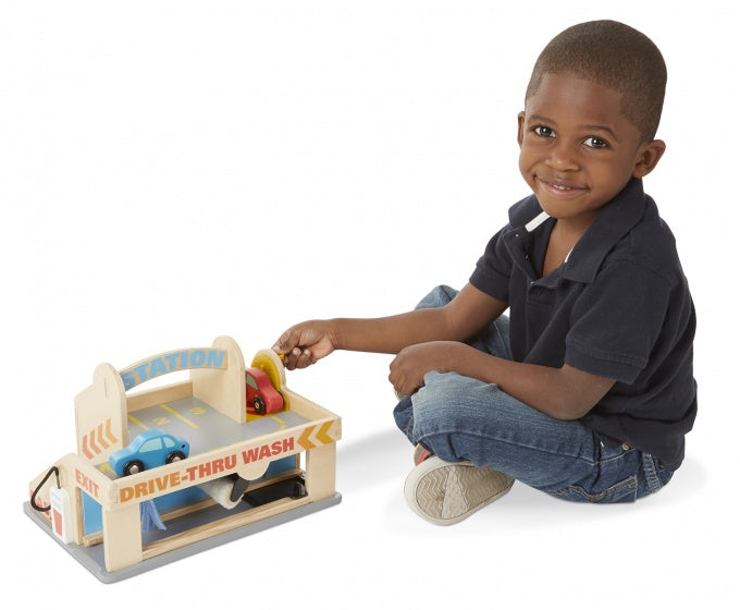 garage met auto's 3-delig