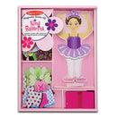 Melissa &amp; Doug Houten Magnetische Aankleed Pop Nina Ballerina