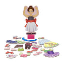 Melissa &amp; Doug Houten Magnetische Aankleed Pop Nina Ballerina