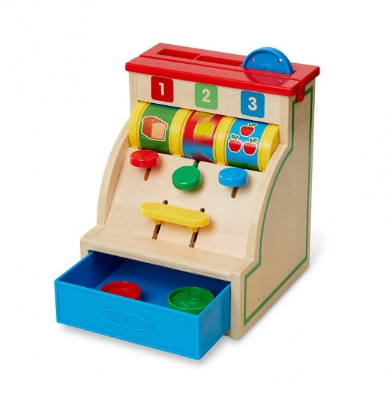 houten kassa 8-delig multicolor