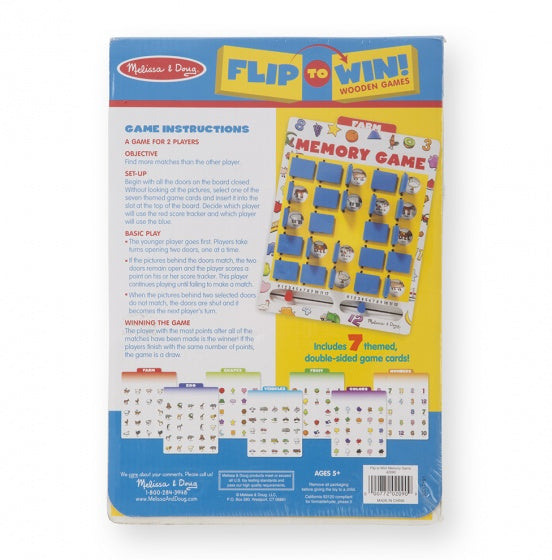 kinderspel Memo junior 29,5 x 21,5 cm hout