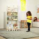 blokkentrein Jumbo 63,5 cm hout naturel 17-delig