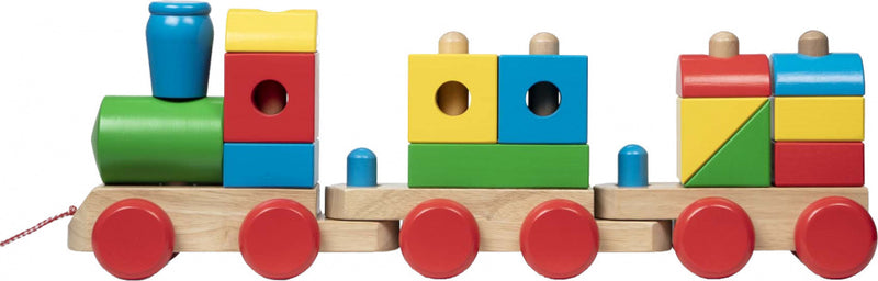blokkentrein Jumbo Classic 63,5 cm hout 17-delig