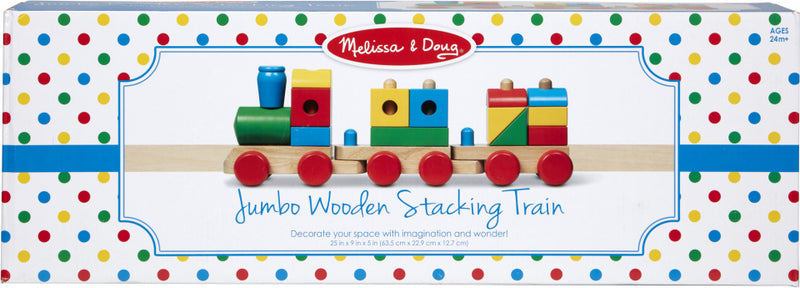 blokkentrein Jumbo Classic 63,5 cm hout 17-delig