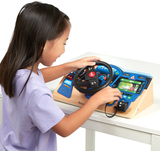 interactief dashboard Vroom & Zoom junior hout
