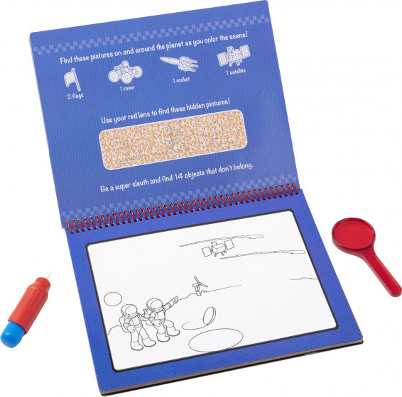 kleurboek Water Wow - Adventure karton rood