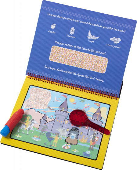 kleurboek Water Wow - Adventure karton rood