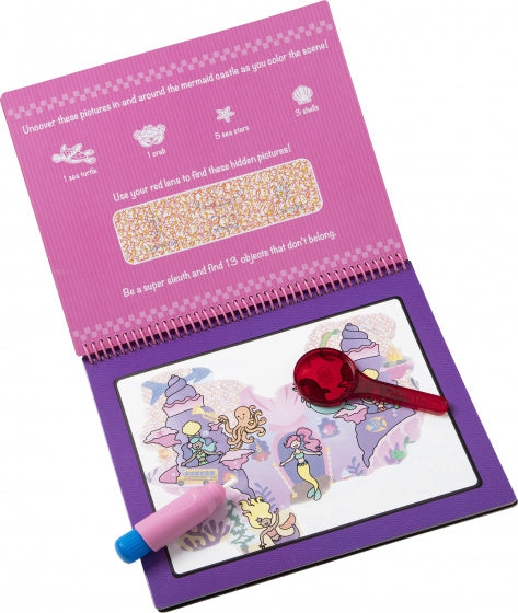 kleurboek Water Wow - Fairy Tale karton roze