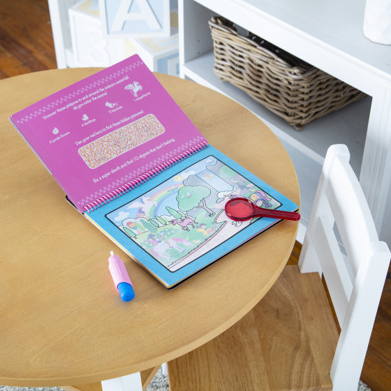 kleurboek Water Wow - Fairy Tale karton roze