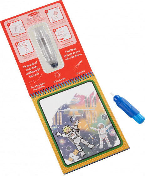 kleurboek Water Wow - Space karton blauw