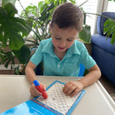 kleurboek Water Wow - Vehicles Pathways rood