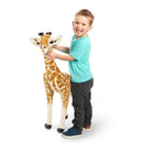 knuffelgiraf baby 85 cm pluche beige/bruin