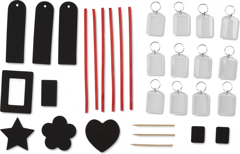 kraskaart Scratch Art - Deluxe zwart 60-delig