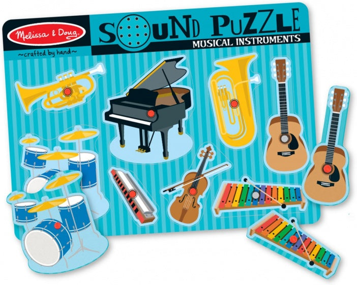 vormenpuzzel Muziekinstrument junior 8 stukjes