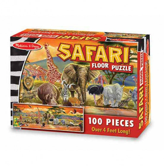 Safari vloerpuzzel 100 stukjes