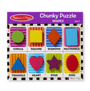 vormenpuzzel Shapes Chunky junior hout 8 stukjes
