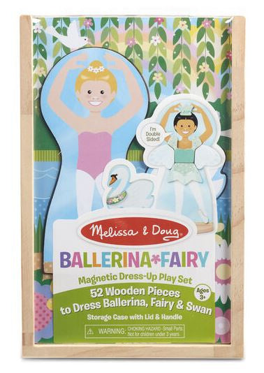 speelset Ballerina Dress Up junior hout 52-delig