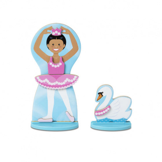 speelset Ballerina Dress Up junior hout 52-delig