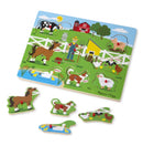 Melissa &amp; Doug Houten Puzzel + Geluid Old MacDonald