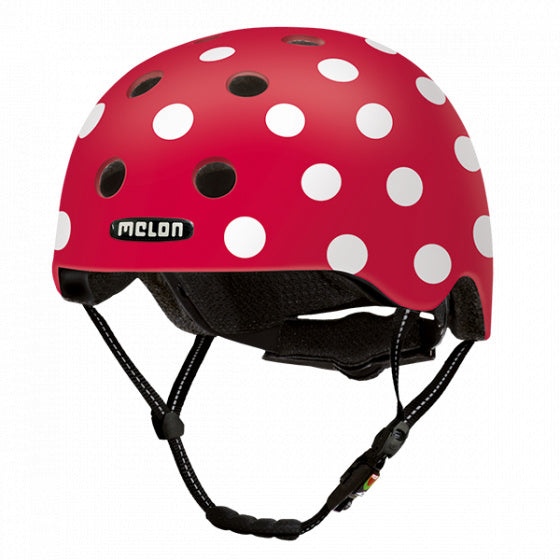 fietshelm Urban Active dotty polycarbonaat mt 46-52 cm