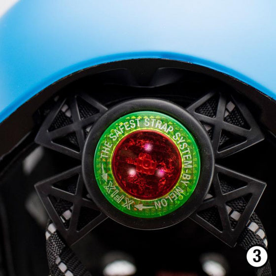 fietshelm rainbow bl junior polycarbonaat mt 44-50 cm