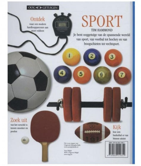 educatief boek Ooggetuigen - Sport