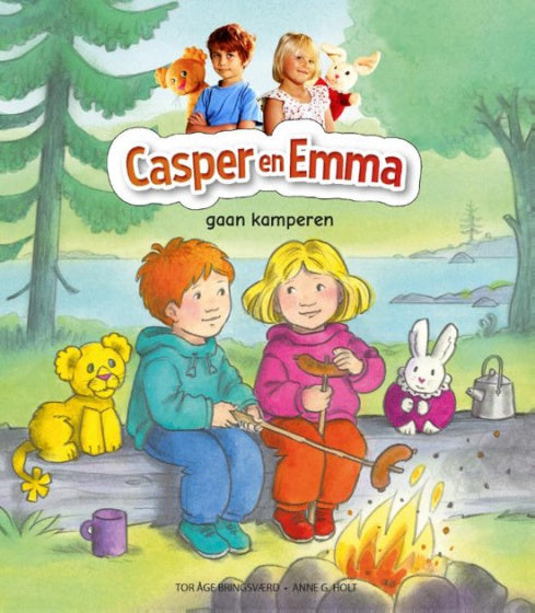 voorleesboek Casper en Emma gaan kamperen (NL)