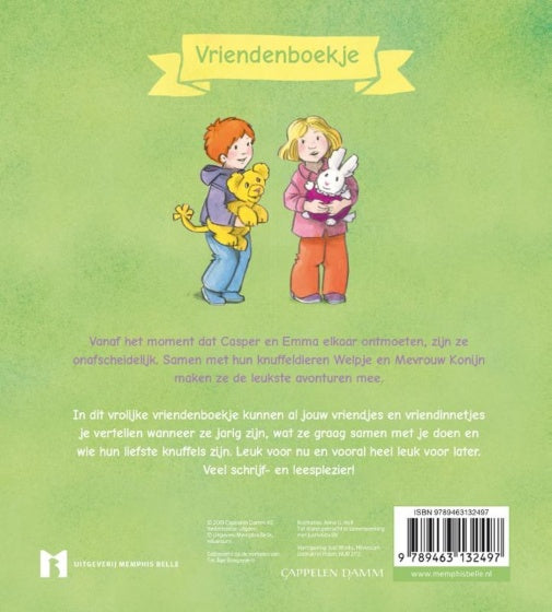 vriendenboekje Casper en Emma