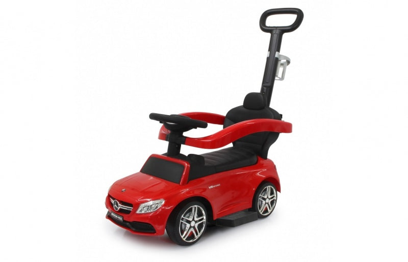 loopauto Mercedes AMG C63 63,5 x 34 cm rood