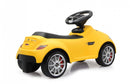 loopauto Mercedes SLK 55 AMG 69 x 37,5 cm geel