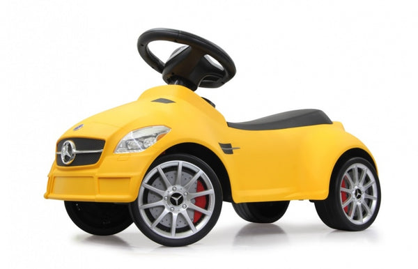 loopauto Mercedes SLK 55 AMG 69 x 37,5 cm geel