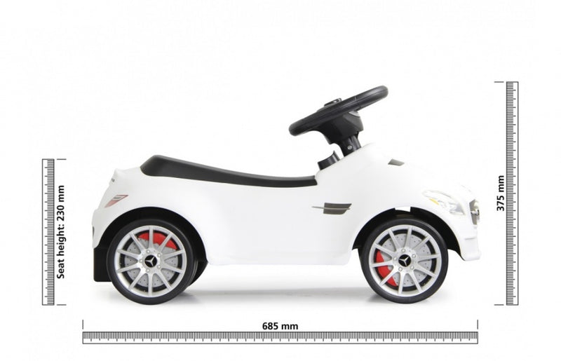 loopauto Mercedes SLK 55 AMG 69 x 37,5 cm wit