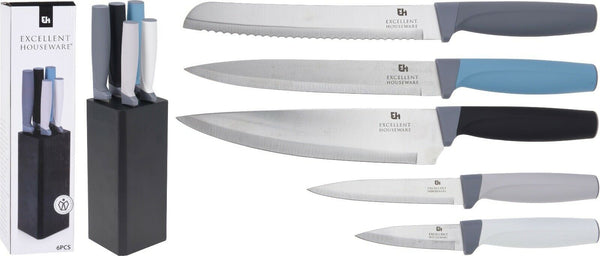 Messenset 6 delig in messenblok