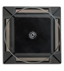 platform Solar Spinner 9 cm zonne-energie zwart