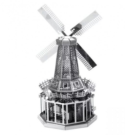 Metal Earth Windmill Zilver Editie