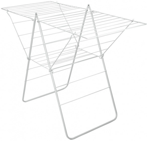 Metaltex Rotterdam Droogrek 25 m Drooglijn 134x58x98 cm Wit