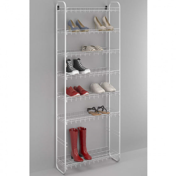 Metaltex Shoe Schoenenrek 8 Etages 64x23x165 cm Wit