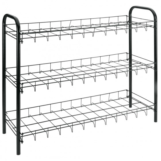 Metaltex Shoe Schoenenrek 3 Etages 64x23x59 cm Zwart