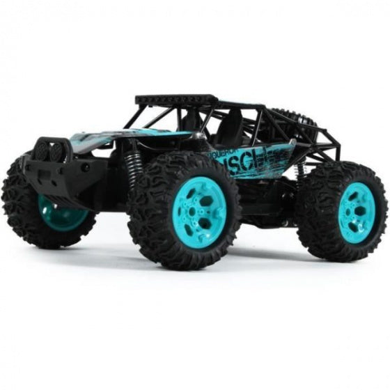 monstertruck RC Turbo Challenge 33 cm 2,4 GHz blauw/zwart