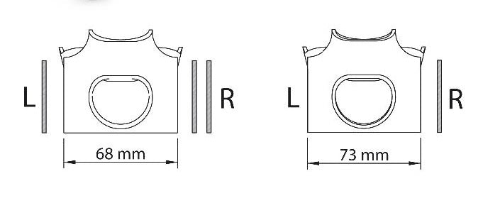 Bottom Bracket Evo Max BSA 68-73mm Ø 24mm zwart