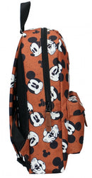 rugzak Mickey junior 33 x 23 x 12 cm polyester bruin