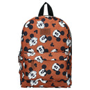 rugzak Mickey junior 33 x 23 x 12 cm polyester bruin