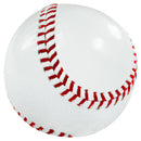 rounders bal 19,5 cm leer wit/rood