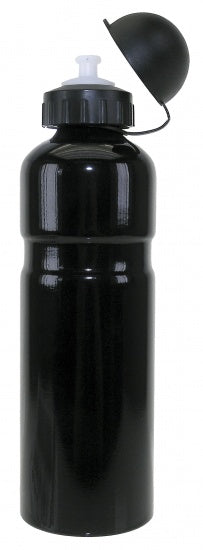 Bidon aluminium 750 ml - zwart
