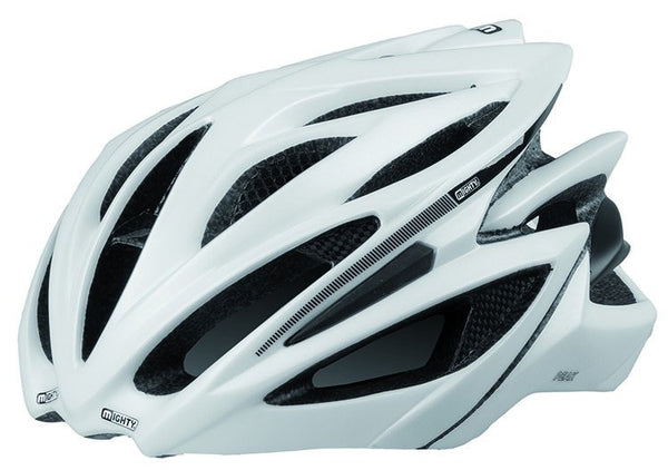 Fietshelm Peak White Carbon Maat L