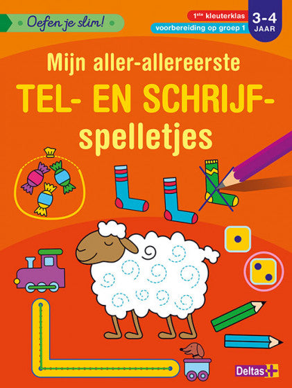 Mijn aller-allereerste tel- en schrijfspelletjes