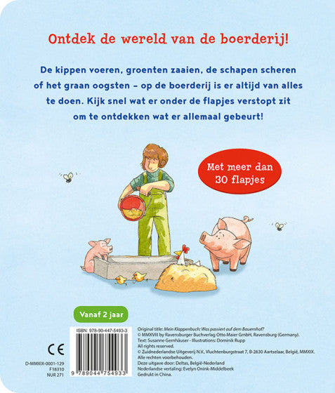 mijn leuke kijkboek - drukte op de boerderij